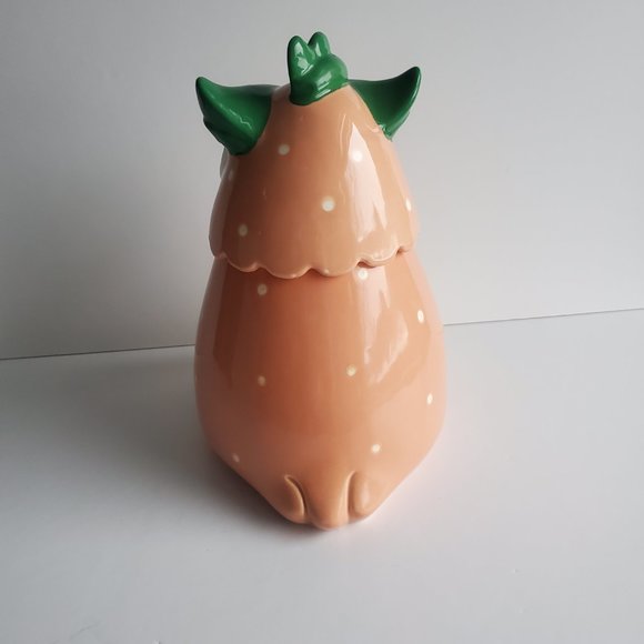 Vintage Ceramic Owl Cookie Jar Countertop Food Snacks Storage Cute Whimsy Fun - Picture 6 of 15